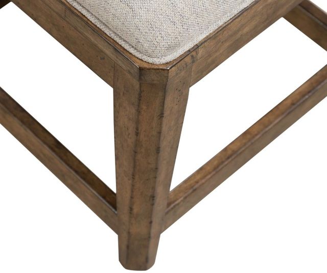 Liberty Furniture Carolina Park Amber Brown/Cream Console Stool-4