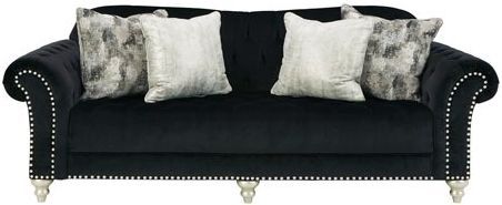 Signature Design by Ashley® Harriotte Black Sofa-0