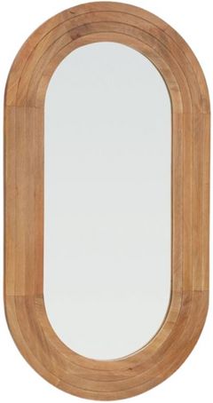 Signature Design by Ashley® Daverly Light Brown Accent Mirror
