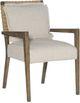 Hooker® Furniture Sundance Cliffside/Zuri Cream Woven Back Dining Arm Chair-0