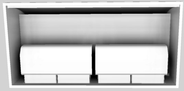 Vent-A-Hood® 48" White Wall Mounted Range Hood-3