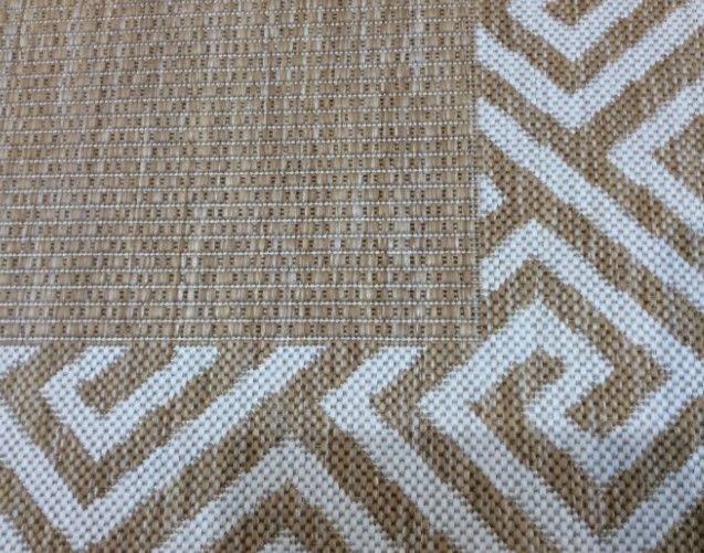 KAS Rugs Provo Natural Greek Key 5'x8' Area Rug-2