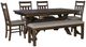 Powell® Turino 6-Piece Gray/Rustic Umber Dining Set-0
