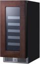 Summit® 15" Panel Ready Built-In Wine Cooler-3