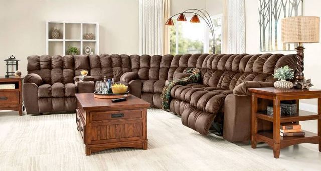 Franklin™ Brayden 3-Piece Alibaba Umber L-Shape Manual Reclining Sectional-2