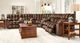 Franklin™ Brayden 3-Piece Alibaba Umber L-Shape Manual Reclining Sectional-2