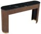 Fairfield® Dimitri Kafe Demilune Console Table with Galaxy Black Marble Top-3