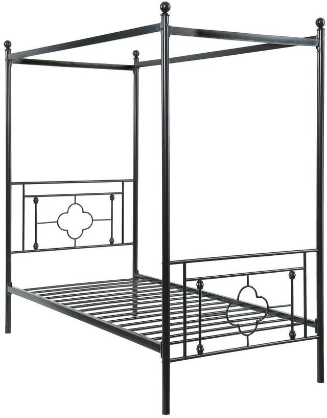 Mazin Furniture Hosta Twin Canopy Bed-0