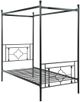 Mazin Furniture Hosta Twin Canopy Bed-0