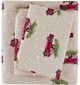 Olliix by Woolrich Tan Cars Queen Flannel Cotton Sheet Set-0