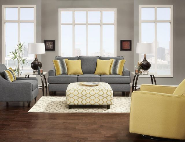 Fusion Furniture Maxwell Gray Chair-1