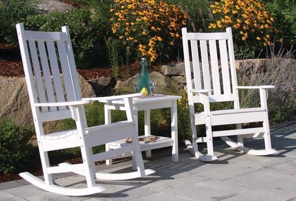 Seaside Casual Traditional Porch Rocker-1