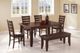 Coaster® Dalila 5-Piece Cappuccino Dining Table Set-0
