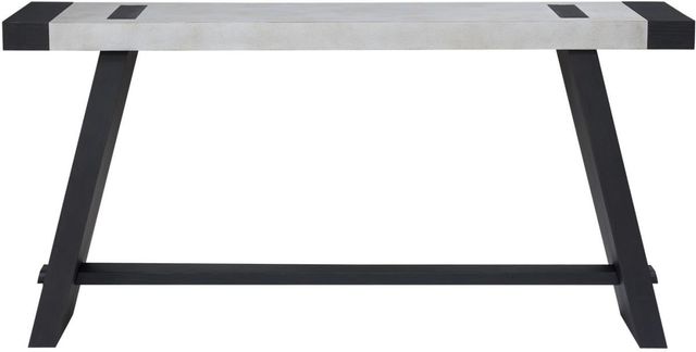 Bernards Moden Java Console Table with White Top-1