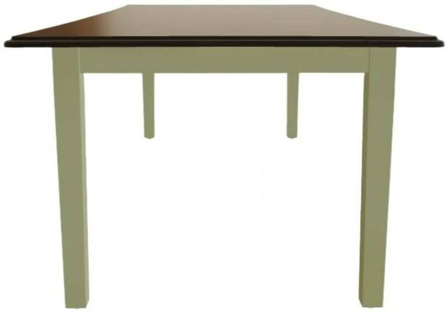 Mavin Customizable 42" x 72" Concave Extendable Dining Table with 18" Leaf-2