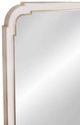 Bassett Mirror Sasha Silver Leaf/White Wall Mirror-2