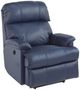 Flexsteel® Geneva Blue Power Recliner-0