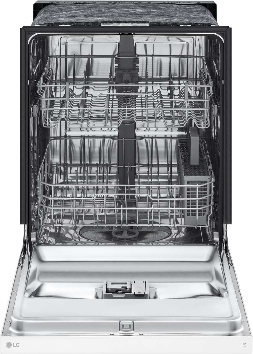 LG 24" White Front Control Built In Dishwasher - Thumbnail 2