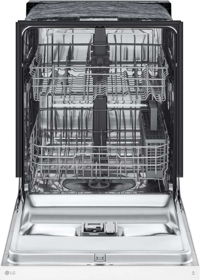 LG 24" White Front Control Built-In Dishwasher-1