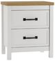 Signature Design by Ashley® Kerisden Brown/White Nightstand-0