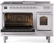 Ilve® Nostalgie II Series 48" White Pro Style Dual Fuel Range-2