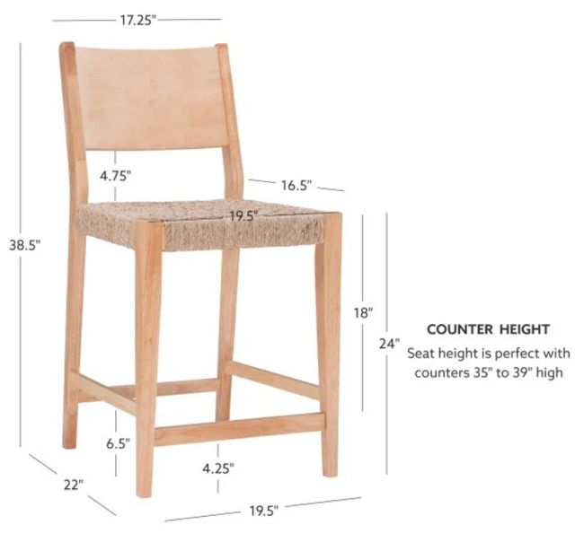 Powell® Cosgrove Natural Counter Stool-2