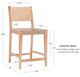 Powell® Cosgrove Natural Counter Stool-2