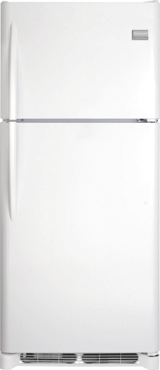 Frigidaire Gallery® 20.5 Cu. Ft. Top Freezer Refrigerator-Pearl White-0