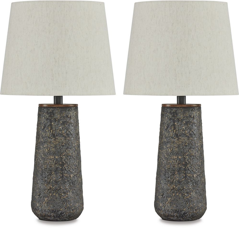 Signature Design by Ashley® Chaston 2-Piece Antique Bronze Table Lamp Set