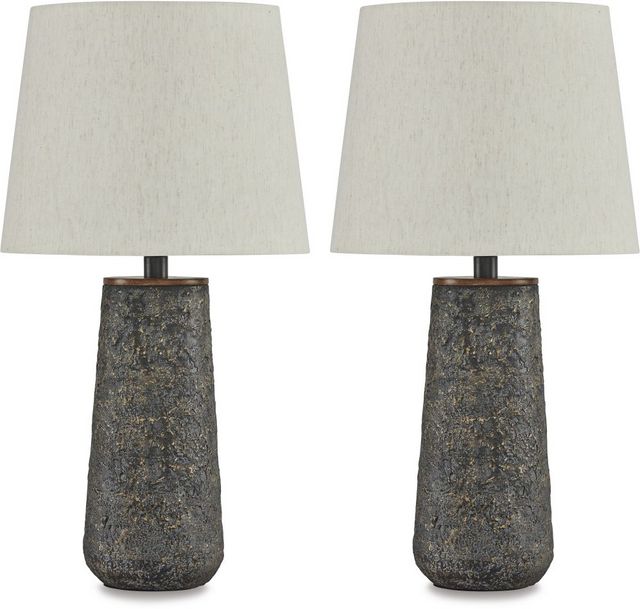 Signature Design by Ashley® Chaston 2-Piece Antique Bronze Table Lamp Set