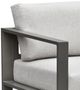 Intercon Navarro Gray/Mocha Fabric/Metal Outdoor Chair-1