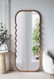 A & B Home Brown Floor Mirror-4