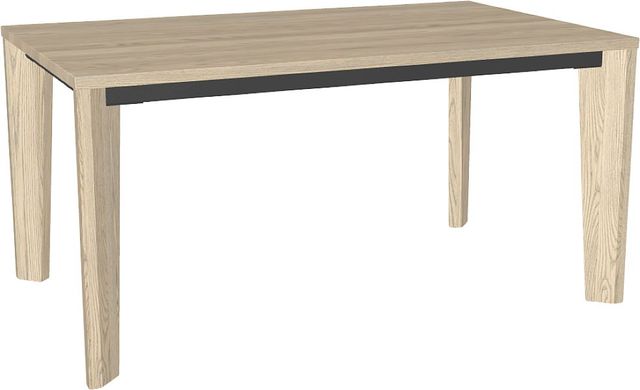 Amisco Customizable Fabiola 60" Rectangular Dining Table with 1.13" Solid Ash Top-0
