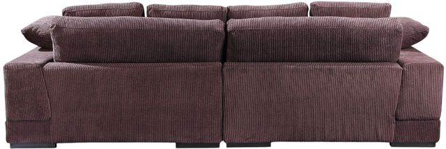Moe's Home Collection Plunge 2-Piece Dark Brown L-Shaped Sectional and Reversible Chaise-2