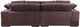 Moe's Home Collection Plunge 2-Piece Dark Brown L-Shaped Sectional and Reversible Chaise-2