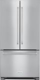 KitchenAid® 36 in. 21.9 Cu. Ft. Stainless Steel Counter Depth French Door Refrigerator-0