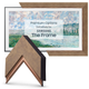 Contemporary Bronze TV Frame - 32"-0