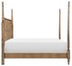 Legacy Classic Vintage Market Barnwood Oak Queen High/Low Poster Bed-3