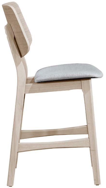 New Classic® Home Furnishings Oscar Gray/White Ash Counter Stool-3
