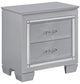 Mazin Furniture Allura Silver Nightstand-1