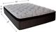 Sierra Sleep® By Ashley® 16" Hybrid Plush Pillow Top King Mattress-3
