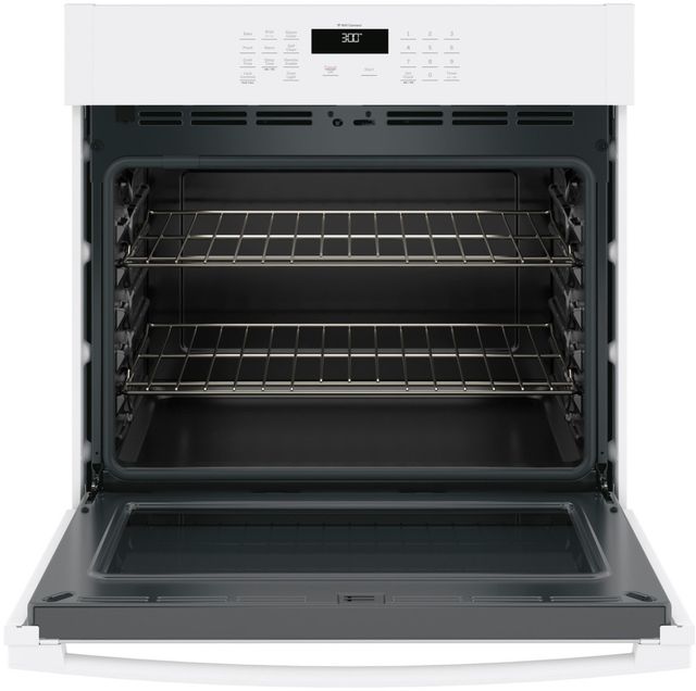 GE® 30" White Electric Built In Single Oven-2