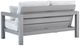 Signature Design by Ashley® Moonlight View Gray Aluminum/Fabric Outdoor Loveseat-2