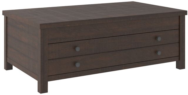 Signature Design by Ashley® Camiburg Warm Brown Rectangle Lift Top Coffee Table-0