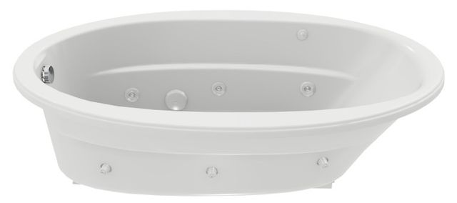 KOHLER® Sunward® White 66" x 42" Drop-In Whirlpool-1