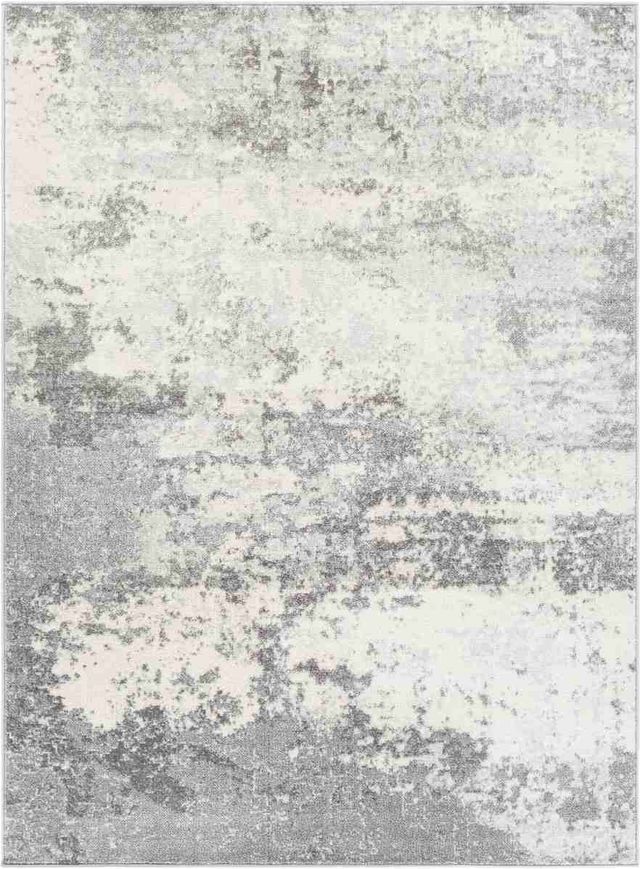 Surya Chester Medium Gray/White 8'x10' Area Rug-2