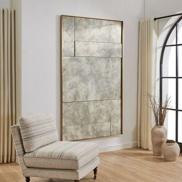 Uttermost® Rally Antique Brass Oversized Mirror-2