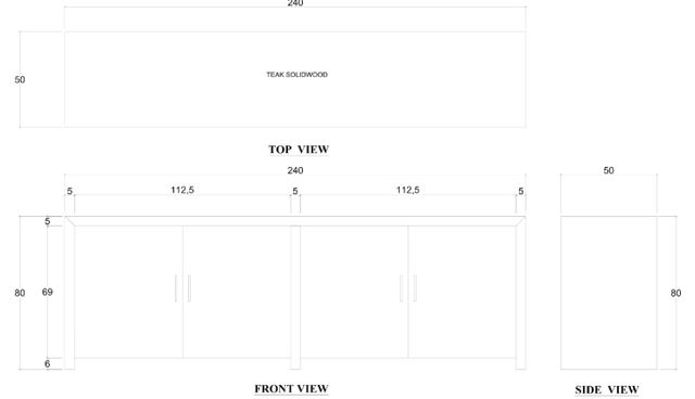Bramble Customizable Tuscan Sideboard-1