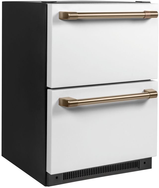 Café™ 5.7 Cu. Ft. Matte White Refrigerator Drawers-3