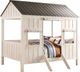 ACME Furniture Spring Cottage Washed Gray/Weathered White Full Youth Loft Bed-0